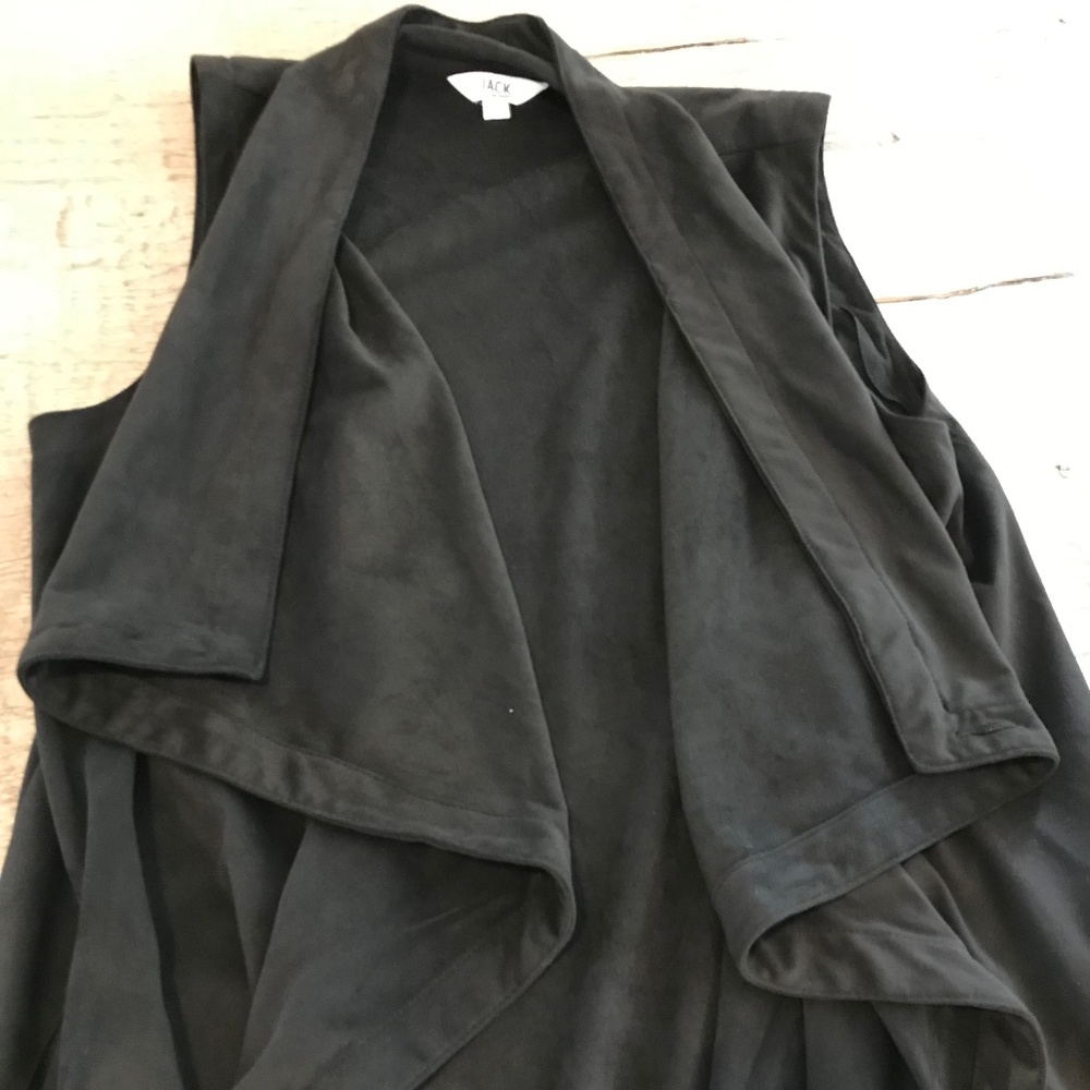 Jack Black Suede Wrap Vest